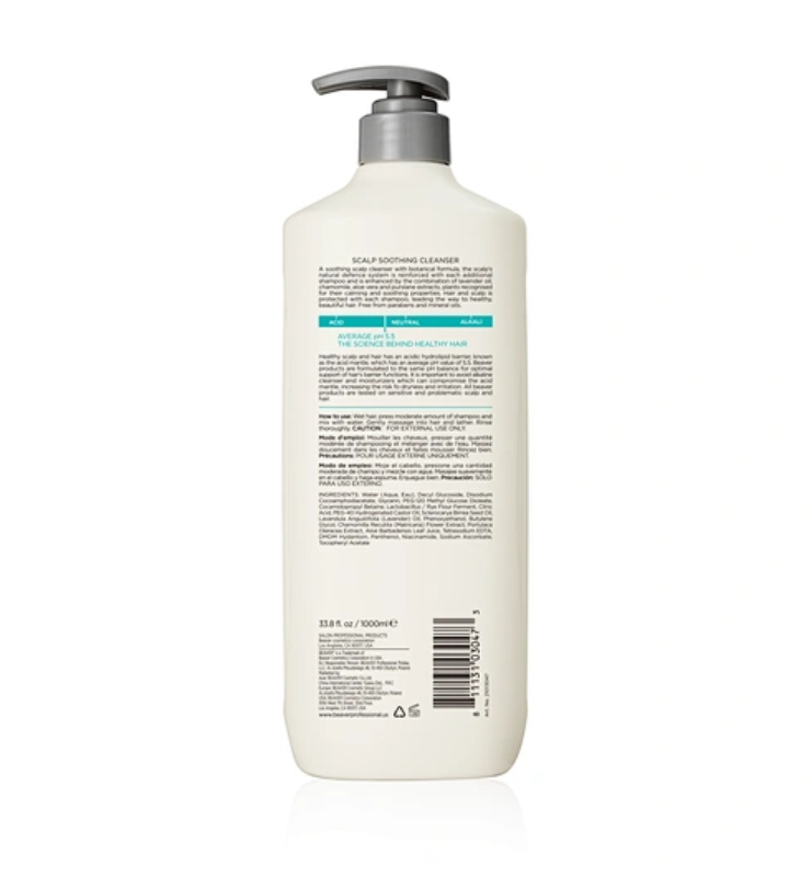 Beaver Professional Scalplife Botanical: Scalp Therapy Scalp Soothing Cleanser (1L)