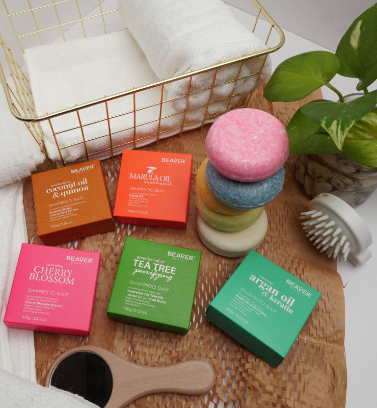 Beaver Beauty Naturals Shampoo Bar: Cherry Blossom Shampoo Bar (100g)