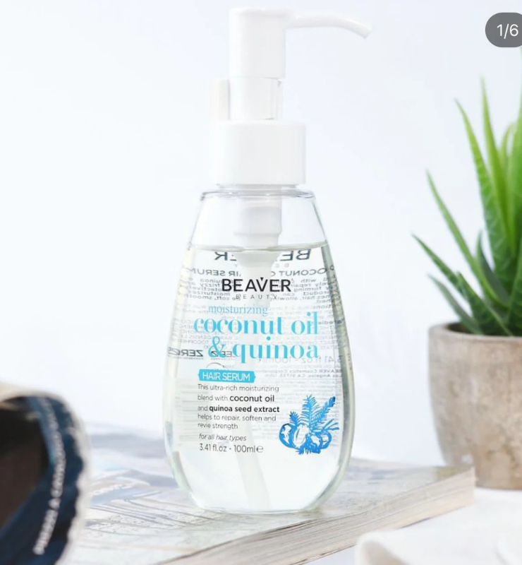 Beaver Beauty Naturals: Coconut Oil & Quinoa Conditioner Serum (100ml)