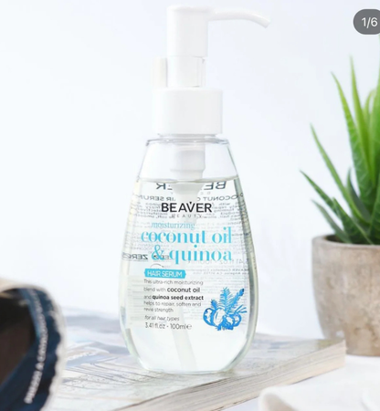 Beaver Beauty Naturals: Coconut Oil & Quinoa Conditioner Serum (100ml)