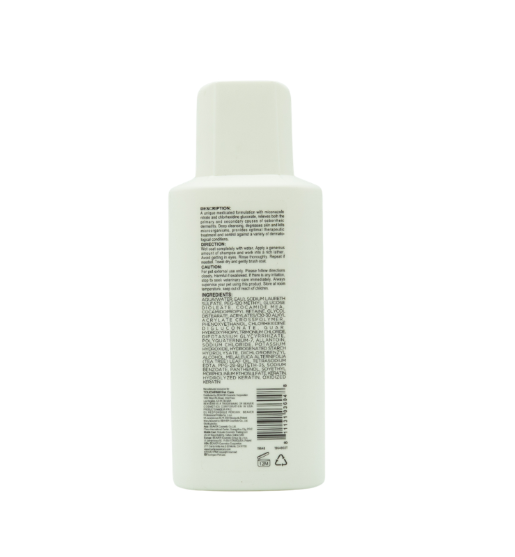 TouchPaw Nutritive: Antifungal & Antiseborrheic Pets Shampoo (230ml)