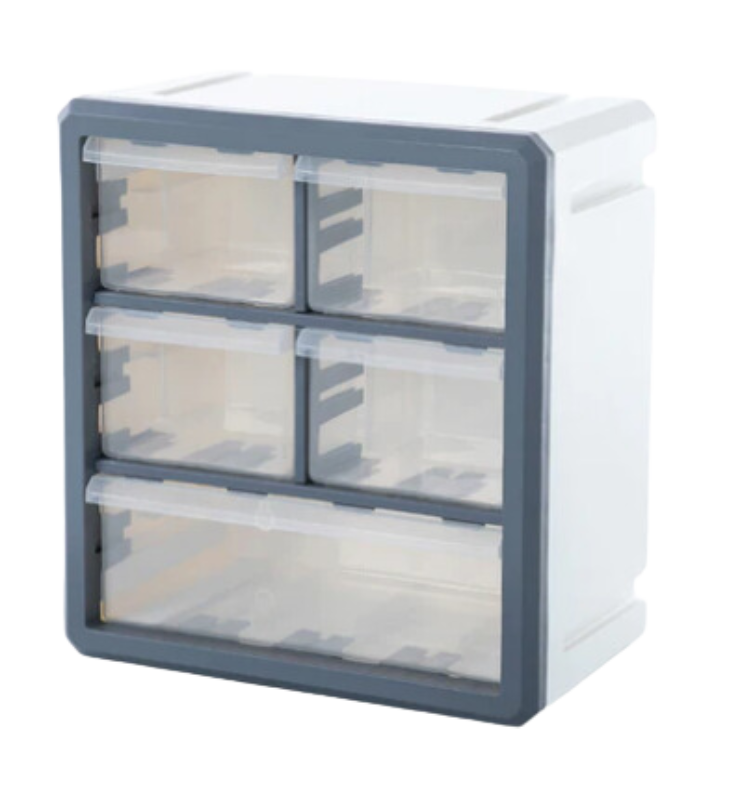 Penta Cube Storage Box White/Blue