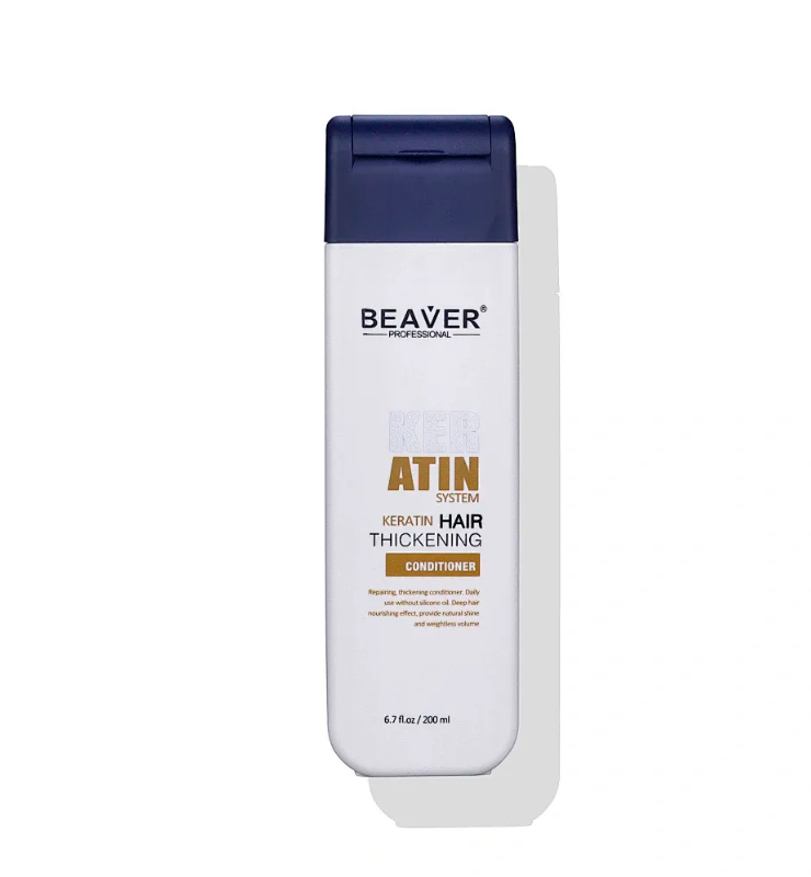 Beaver Keratin Hair Thickening Shampoo and Conditioner (200ml)