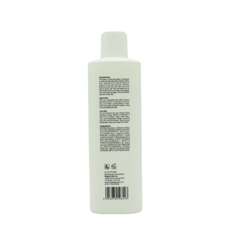 TouchPaw Nutritive: Normal Type Pets Shampoo (600ml)