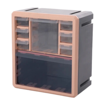 Octa Cube Storage Box Pink/Gray