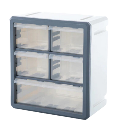 Penta Cube Storage Box Gray/White
