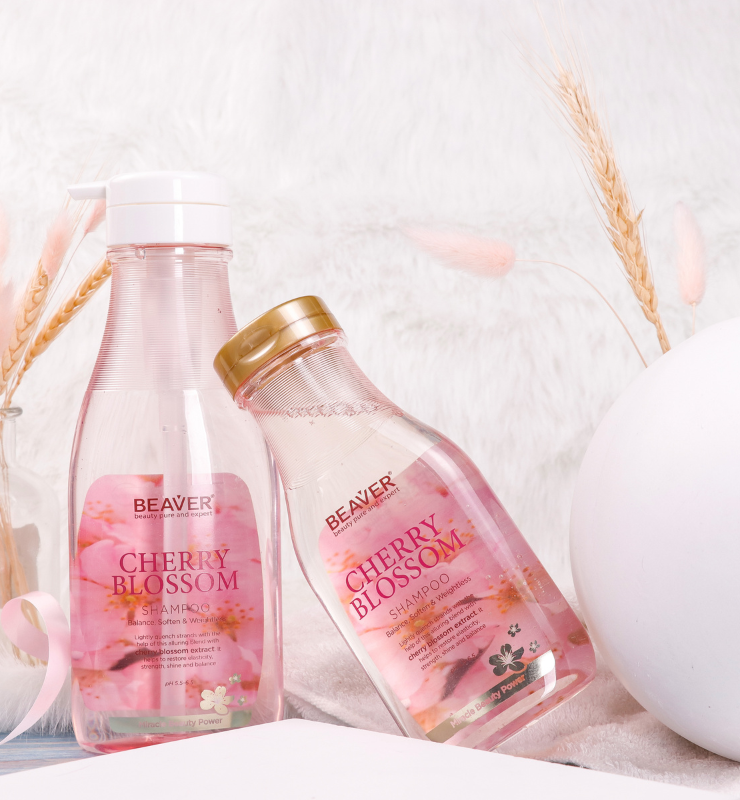 Beaver Beauty Cherry Blossom Shampoo and Conditioner