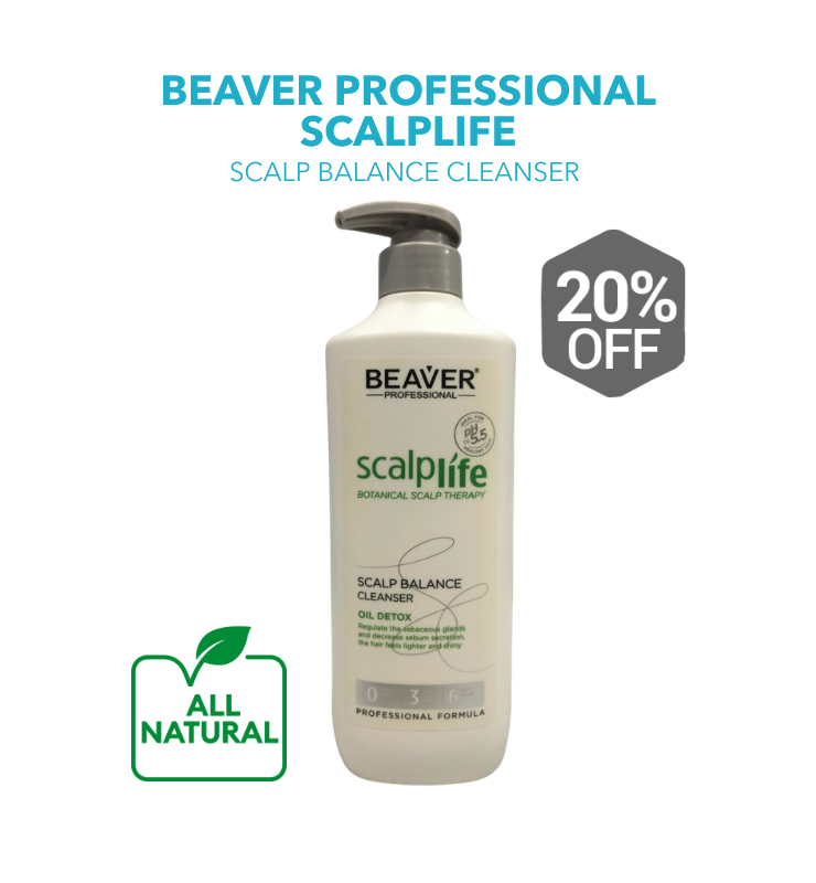 Beaver Professional Scalplife Botanical: Scalp Therapy Scalp Balance Cleanser (600ml)