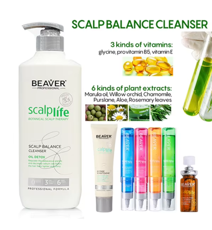 Beaver Professional Scalplife Botanical: Scalp Therapy Scalp Balance Cleanser (600ml)