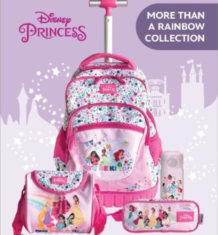 Totsafe Disney Back 2 School Collection More than a Rainbow Collection Disney Princess