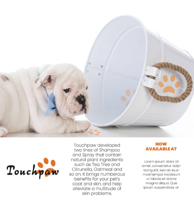 TouchPaw Nutritive: Relief & Fresh Pets Spray (230ml)