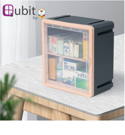 Versa Cube Storage Box Pink/Gray