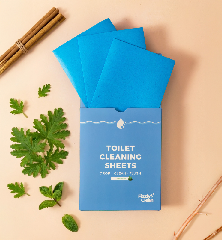 Fizzly Clean's Toilet Cleaning Sheets