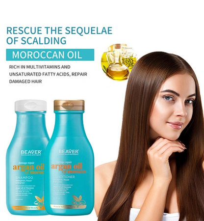 Beaver Beauty Argan Oil & Keratin Shampoo and Conditioner