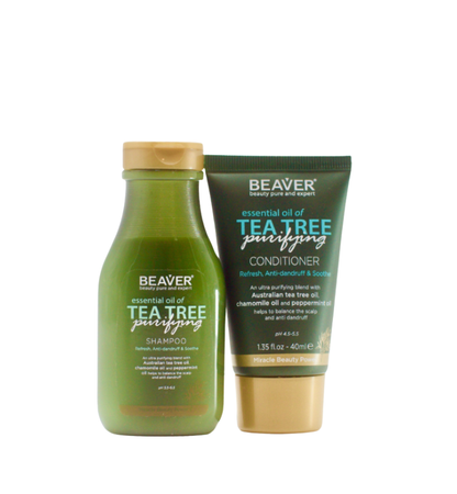 BUY 1 TAKE 1: Beaver Beauty Tea Tree Oil Purifying Shampoo and Conditioner