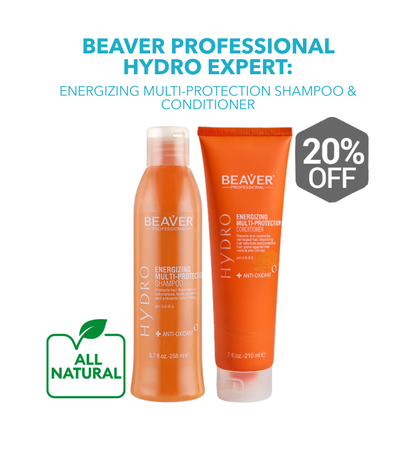 Beaver Professional Hydro Expert: Energizing Multi-Protection Shampoo (258ml) and Conditioner (210ml)
