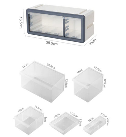 Qubit XL 2.3 Plastic Storage Drawer Box
