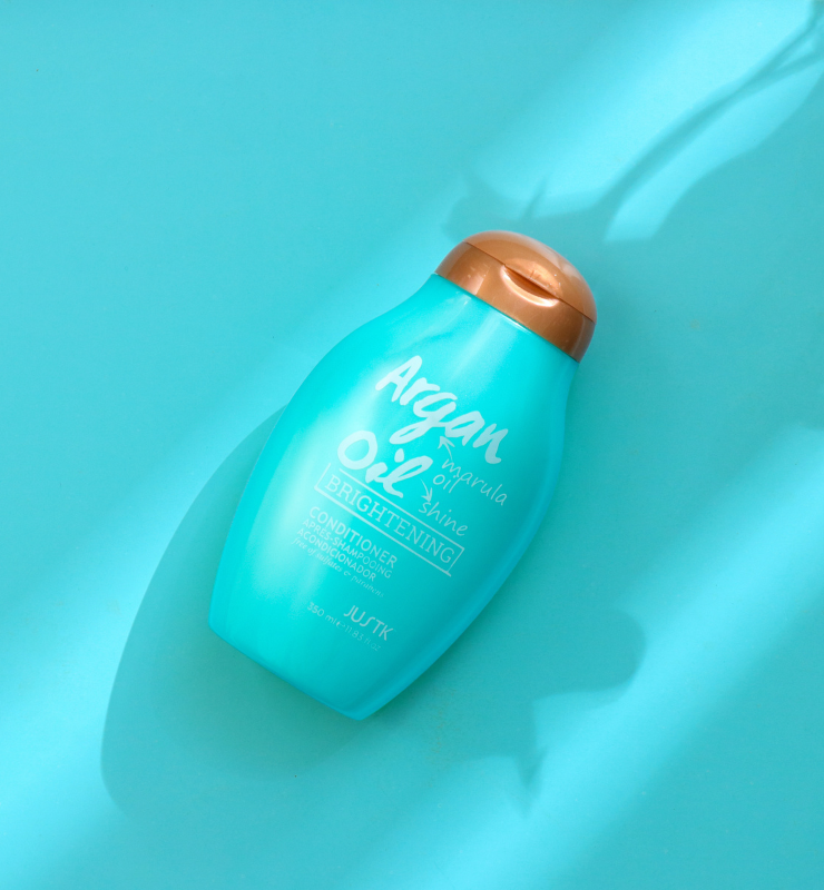 Just K Argan Oil & Marula Oil Brightening Shampoo and Conditioner (350ml)