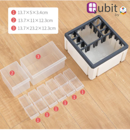 Octa Cube Storage Box Pink/Gray