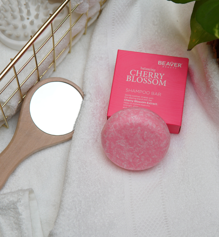 Beaver Beauty Naturals Shampoo Bar: Cherry Blossom Shampoo Bar (100g)