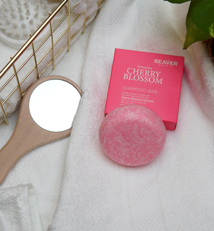Beaver Beauty Naturals Shampoo Bar: Cherry Blossom Shampoo Bar (100g)