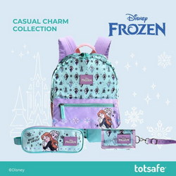 Totsafe Disney Frozen Casual Charm Collection (Backpack, Pouch, Lanyard Wallet)