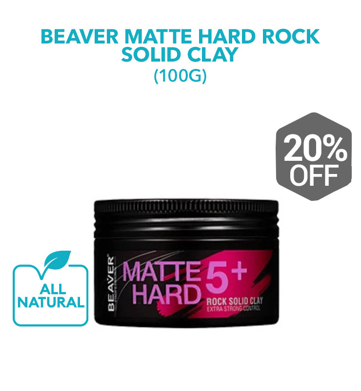 Beaver Matte Hard Rock Solid Clay (100g)
