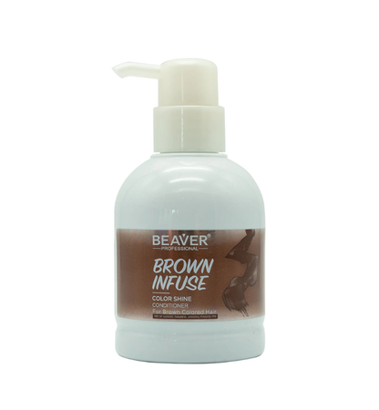 BeaverPRO Infuse Color Shine Shampoo and Conditioner (Brown, 200ml)