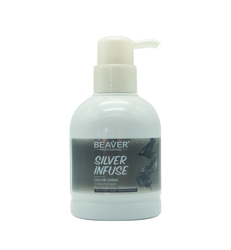 BeaverPRO Infuse Color Shine Shampoo and Conditioner (Silver 200ml)