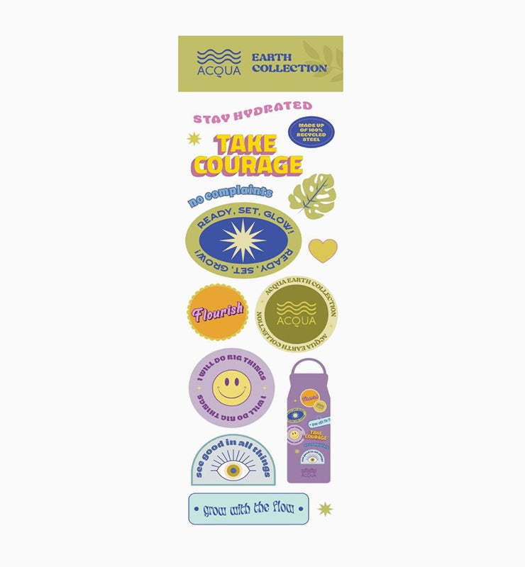 Acqua Earth Sticker Collection Set