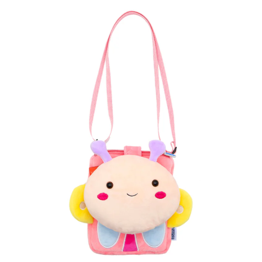 Totsafe Plush Bag Collection: Butterfly Crossbody Bag