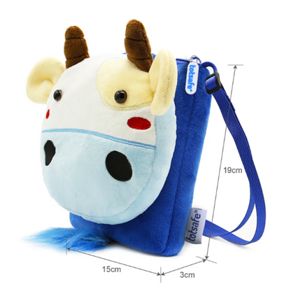 Totsafe Plush Bag Collection: Cow Crossbody Bag