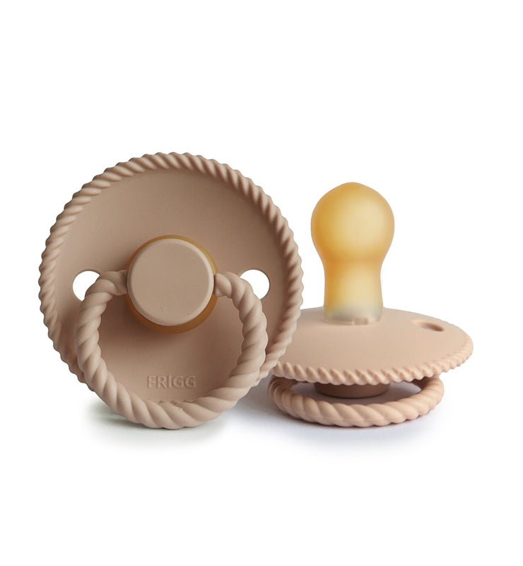 Pacifier With Rag Frigg Rope Natural Rubber Baby Pacifier – The Clean Room PH