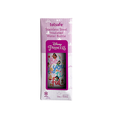 Totsafe Disney Kids Double Wall Stainless Steel Insulated Sippy Bottle 350mL: Princess More Than A Rainbow (BeYouTiFul)