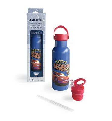 Zippies Lab Stainless Steel Insulated Water Bottle (483ml): Cars Classic Graphic