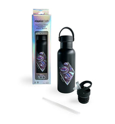 Zippies Lab Stainless Steel Insulated Water Bottle (483ml): Disney 100 Platinum Mickey
