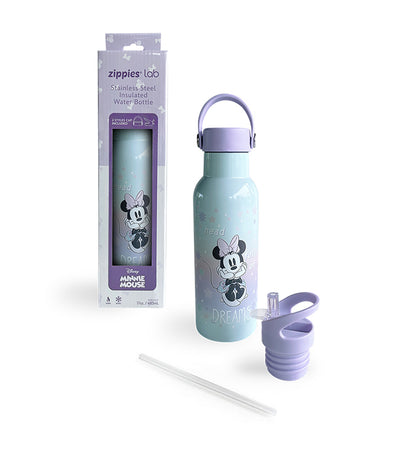 Zippies Lab Stainless Steel Insulated Water Bottle (483ml): Minnie Take Me To The Stars