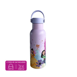 Zippies Lab Stainless Steel Insulated Water Bottle (483ml): Princess Tween