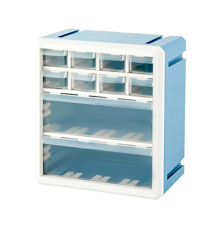 Deca Cube  Storage Box White/Blue
