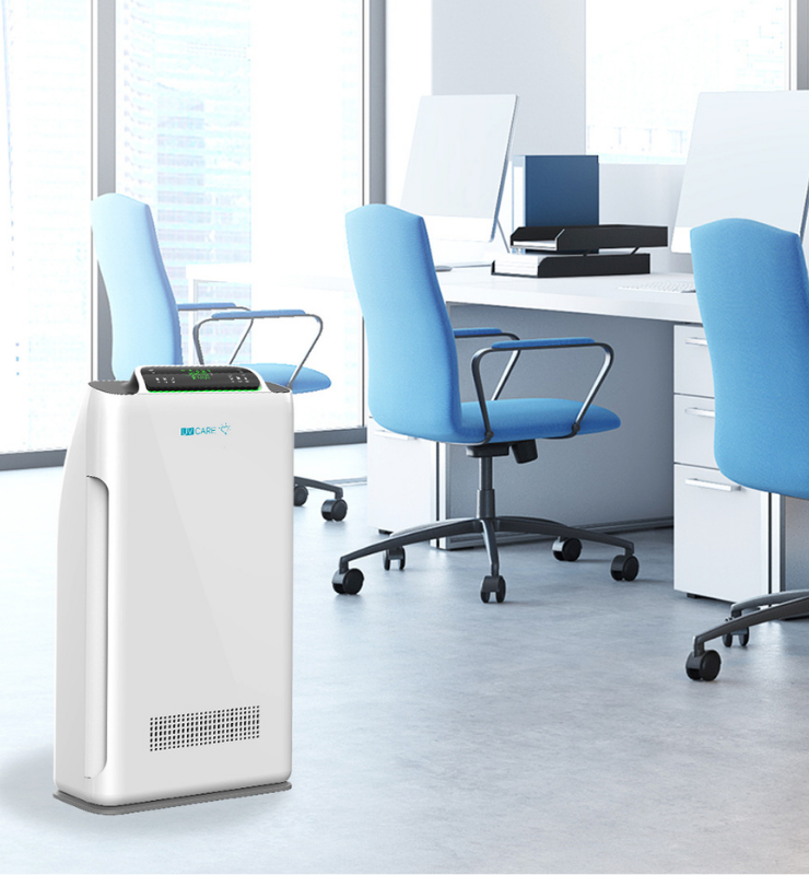 UV Care Super Power Air Cleaner w/ Medical Grade HEPA Filter