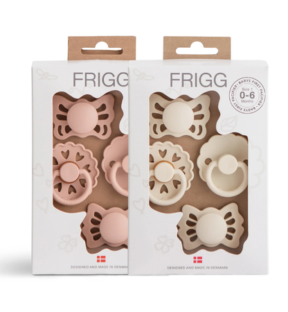Baby's First Pacifier 4-Pack: Floral Heart