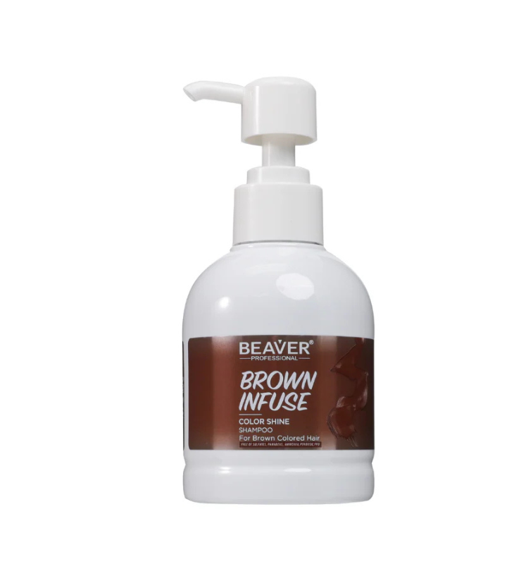 BeaverPRO Infuse Color Shine Shampoo and Conditioner (Brown, 200ml)