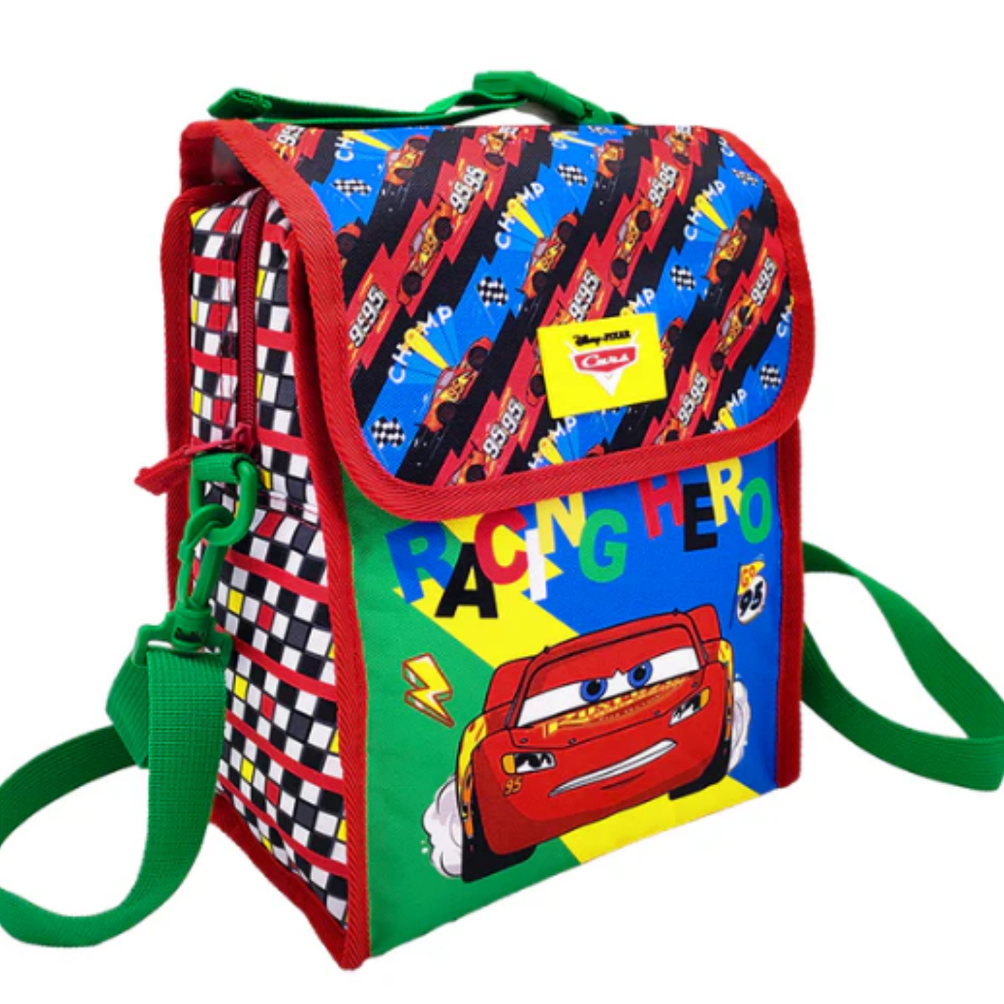 Totsafe Disney Kids Back to School Collection: Cars Jump Around Insulated Bag