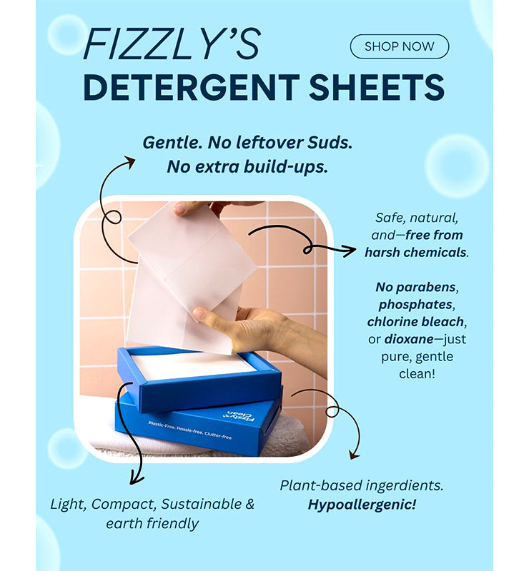Fizzly Clean's Laundry Sheets