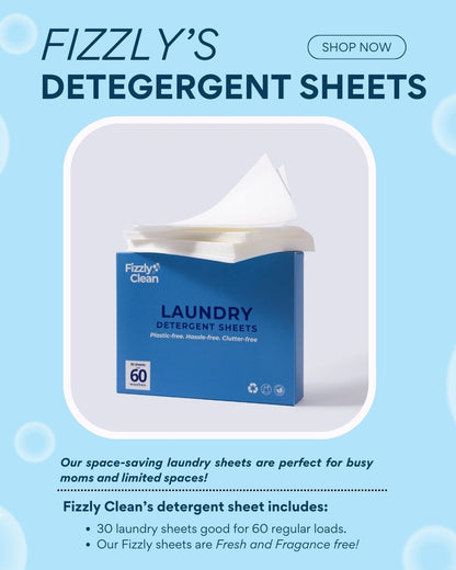 Fizzly Clean's Laundry Sheets