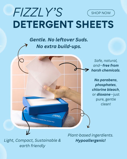 Fizzly Clean's Laundry Sheets