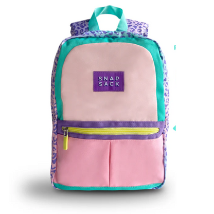 Snapsack Kids Backpack: Leopard Pastel