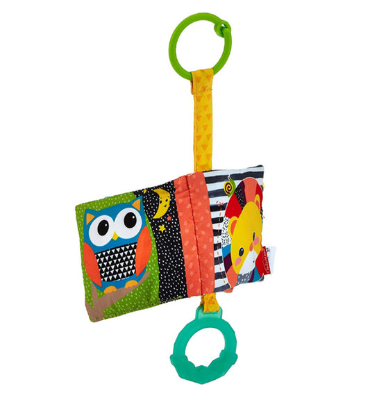 Infantino Link & Squeak Animal Crinkle Book
