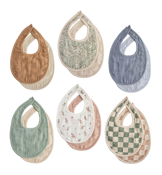 Mushie Muslin Bib 2-Pack