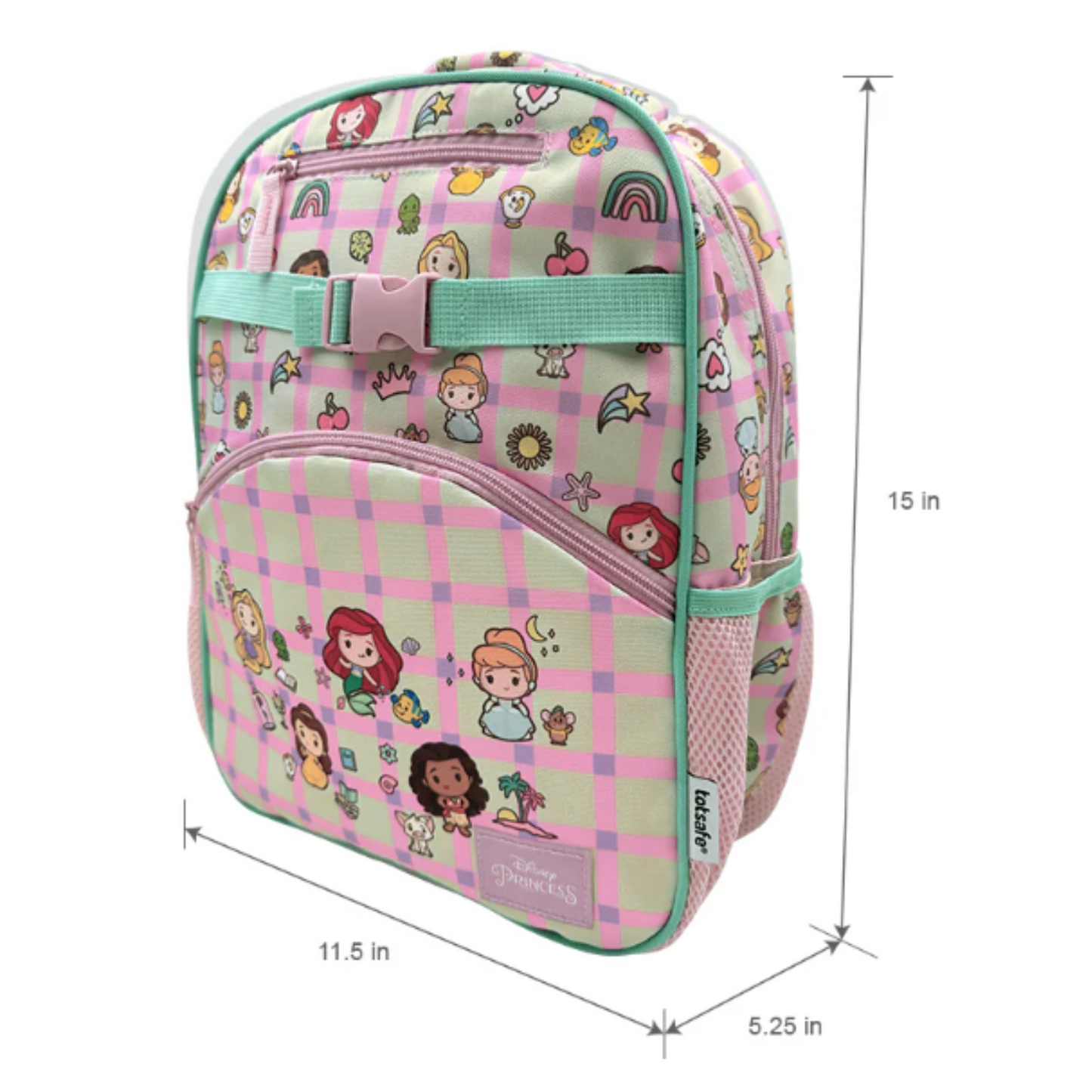 Totsafe Disney Kids Back to School Collection: Princess Chibi Backpack